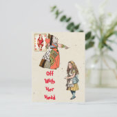 Alice in Wonderland -ハートの女王 ポストカード (スタンド正面)