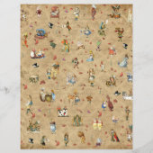 Alice in Wonderland,ハートスクラップブック紙 (裏面)