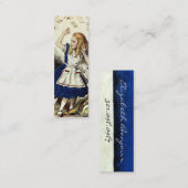 Alice in Wonderland ~ビジネス&コールカード コーリングカード (正面/裏面)