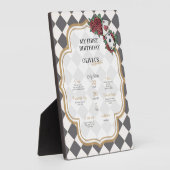 Alice in wonderland  フォトプラーク (側面)