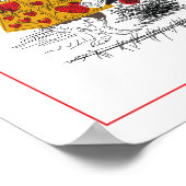 Alice in Wonderland – ラージ遊のカード – ウサギ ポスター (角)