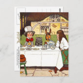 Alice in Wonderland:不機嫌茶パーティー ポストカード (正面/裏面)