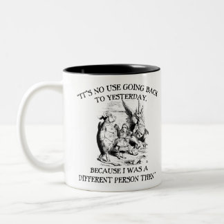 Alice in Wonderland – 人 ツートーンマグカップ