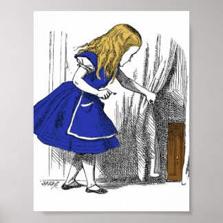 Alice in Wonderland – 小さなドア ポスター