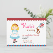 ALICE in Wonderland 招待状 (スタンド正面)