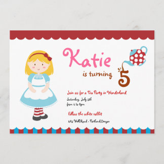 ALICE in Wonderland 招待状