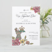 Alice In Wonderland 王室の Crown Fairytale 結婚's 招待状 (スタンド正面)