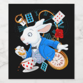 Alice In Wonderland – 白うさぎ ワインラベル (シングルラベル)