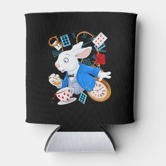 Alice In Wonderland – 白うさぎ 缶クーラー (正面)