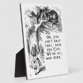 Alice in Wonderland – 私たちはここにいる不機嫌 フォトプラーク (側面)