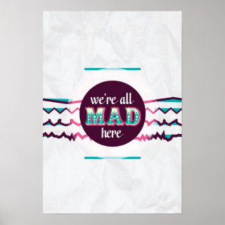 Alice in Wonderland – 私たちはここにいる不機嫌 ポスター