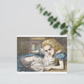 Alice in Wonderland:私食べは大きすぎる ポストカード (スタンド正面)