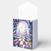 Alice in Wonderland、金ゴールドグリッター、ベビーシャワー フェイバーボックス (オープン)