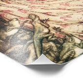 Alice in Wonderland 飛んでいる Cards フォトプリント (角)