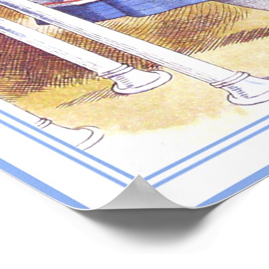 Alice in Wonderland – 飲む ポスター (角)