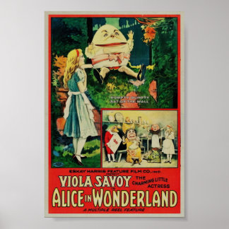 Alice in Wonderland 1915レアポスター ポスター