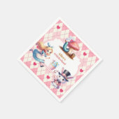 Alice in Wonderland 1st Birthday Onederland スタンダードカクテルナプキン (角)