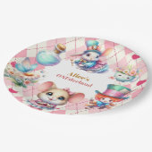 Alice in Wonderland 1st Birthday Onederland ペーパープレート (アングル)