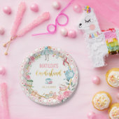 Alice in Wonderland 1st Birthday Onederland Pavies ペーパープレート (パーティー)