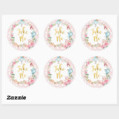 Alice in Wonderland 1st Birthday Onederland Pavies ラウンドシール (シート)