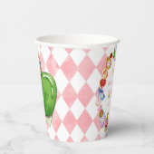 Alice in Wonderland 1st birthday Pink  紙コップ (右)