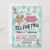 Alice in Wonderland 2nd Birthday招待状 招待状 (正面)