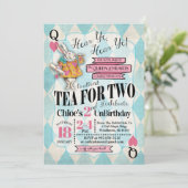 Alice in Wonderland 2nd Birthday招待状 招待状 (スタンド正面)