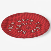 Alice in Wonderland - 9インチ紙プレート- Queen ペーパープレート (アングル)