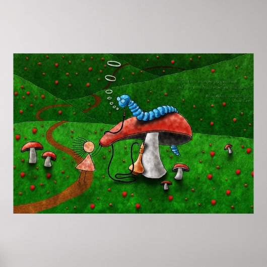 Alice in Wonderland - Advice From A Caterpillar ポスター (正面)