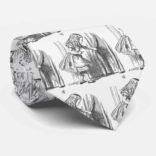 Alice in Wonderland - Aliceドアを探して ネクタイ (ロール)