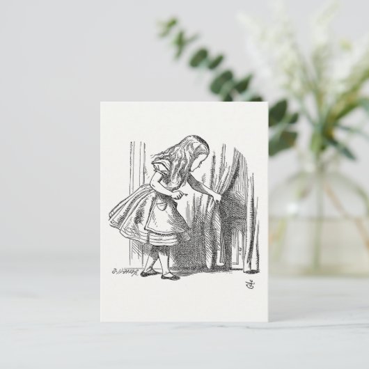 Alice in Wonderland - Aliceドアを探して ポストカード (スタンド正面)