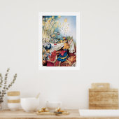 Alice in Wonderland Alice勝利ヴィンテージ ポスター (キッチン)