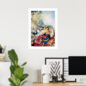 Alice in Wonderland Alice勝利ヴィンテージ ポスター (ホームオフィス)