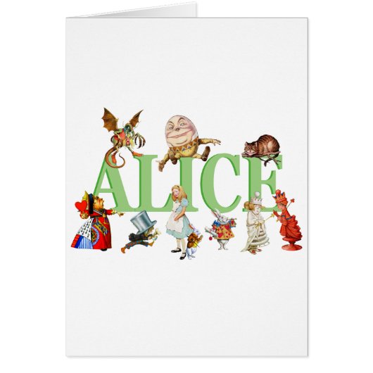 Alice in Wonderland and Friends (正面)