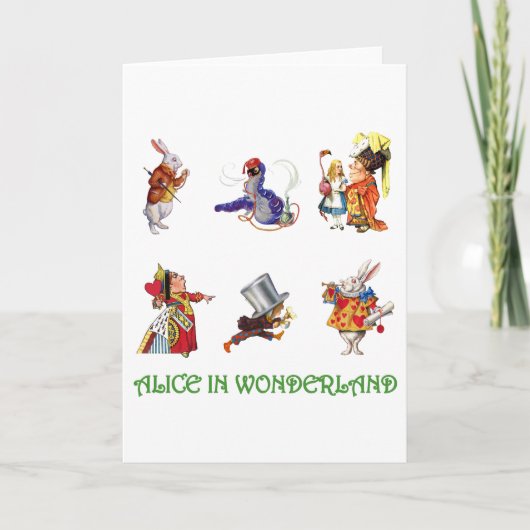 Alice in Wonderland and Friends カード (正面)