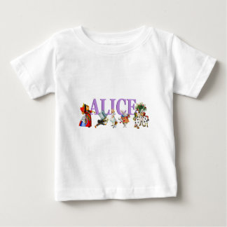 Alice in Wonderland and Friends ベビーTシャツ