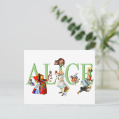Alice in Wonderland and Friends ポストカード (スタンド正面)