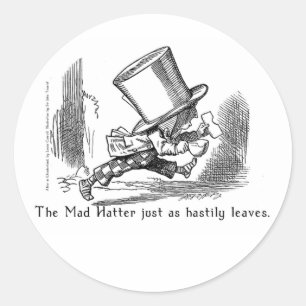 Alice in Wonderland Artスタンプ(2サイズ) ラウンドシール