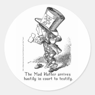 Alice in Wonderland Artスタンプ(2サイズ) ラウンドシール