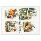 Alice In Wonderland Art|うさぎの恋人への贈り物 テーブルクロス (正面(横))