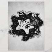 Alice In Wonderland Art|うさぎの恋人への贈り物 メニュー (裏面)