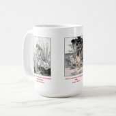 Alice in Wonderland , Arthur Rackham コーヒーマグカップ (正面左)