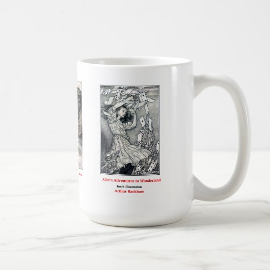 Alice in Wonderland , Arthur Rackham コーヒーマグカップ (右)