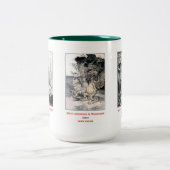 Alice in Wonderland , Arthur Rackham ツートーンマグカップ (中央)