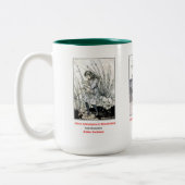 Alice in Wonderland , Arthur Rackham ツートーンマグカップ (左)