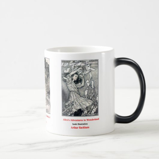 Alice in Wonderland , Arthur Rackham モーフィングマグカップ (右)
