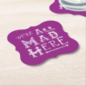 Alice in Wonderland Beer Mat / Coasters不機嫌Hatter ペーパーコースター (アングル)