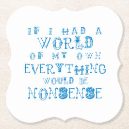 Alice in Wonderland Beer Mat / Coasters ペーパーコースター