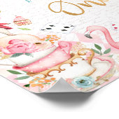 Alice In Wonderland Birthday Partyお気に入りギフトサイン ポスター (角)