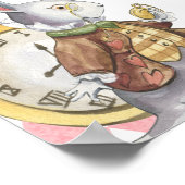 Alice in Wonderland Birthday Partyウェルカムサイン ポスター (角)